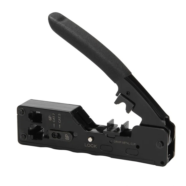 Network Crimping for Cat7 Cat8 Rj45 Cat5 Cat6 Cable Terminal Rj11 6P TelO3C7