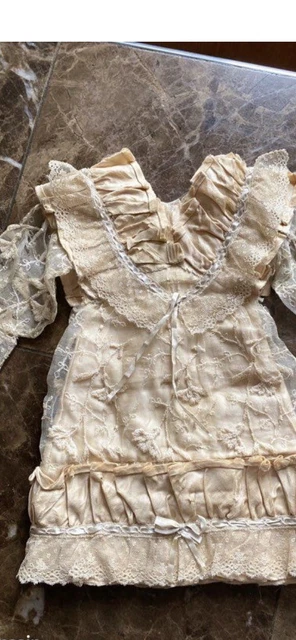 robe ancienne poupée Jumeau