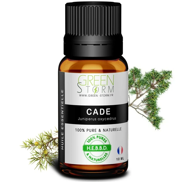 HUILE ESSENTIELLE DE cade - 100% pure et naturelle - HEBBD - Green ...