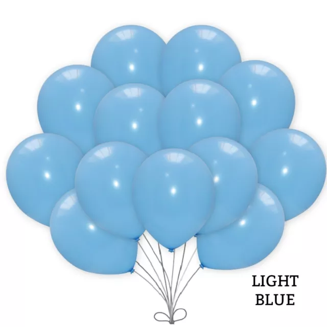 Mayorista Azul Claro Globos 25.4cm Látex Lote Precio Calidad Cualquier Ocasión