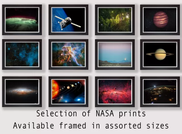 NASA Outer Space Poster Prints / Framed Available / Lots of Designs / Wall Art