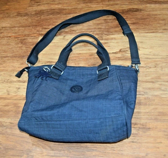KIPLING AMIEL ESSENTIAL Medium Handbag Dazz true Blue with monkey