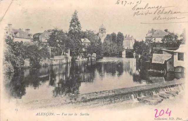 Alençon - view of the Sarthe -