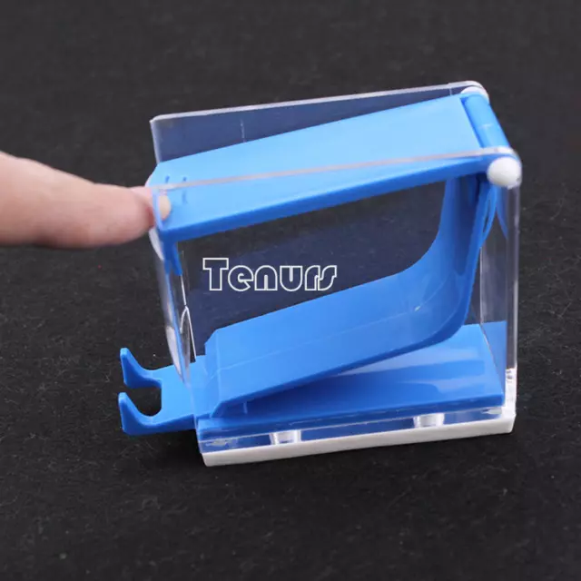 1pc Dental Dentist Cotton Roll Dispenser Holder Press Type blue Color