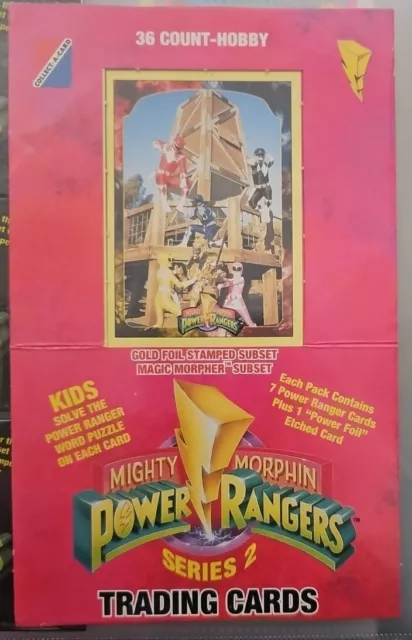 Mighty Morphin Power Rangers Serie 2 Sammelkarten 1994 große Sammlung