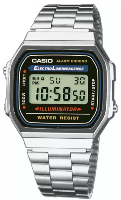 Casio Retro Uhr A168WA-1YES Casio Uhr Collection