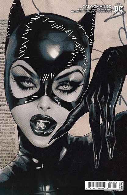 Catwoman #50 Cvr B Sozomaika Card Stock Var Dc Comics I (Use #702)