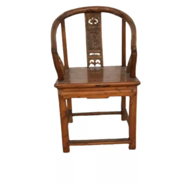 Oriental Handmade Elm Wood Horseshoe Armchair Table 3 Pieces Set cs5935S Oriental Handmade Elm Wood Horseshoe Armchair Table 3 Pieces Set cs5935S