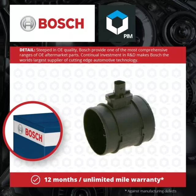 Air Mass Sensor fits VAUXHALL INSIGNIA A 2.0D 08 to 17 Flow Meter Bosch 12671611