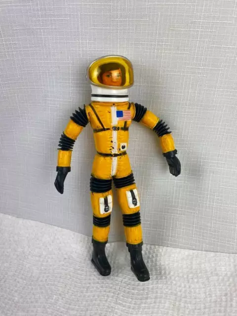 Vintage Mattel 1966 Major Matt Mason Man in Space Astronaut Rubber Toy Figure