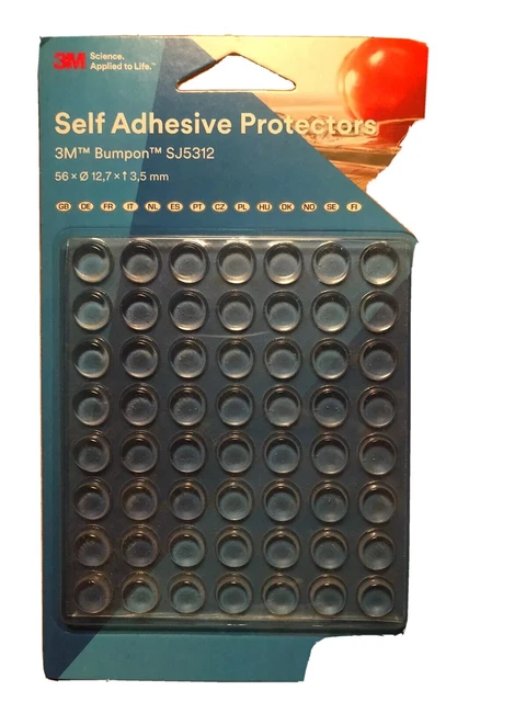 Butées adhésives transparentes anti dérapant 3M