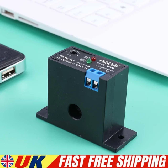 SELF-POWERED AC CURRENT Sensor Switches M3050 Normally Open AC Sensing ...