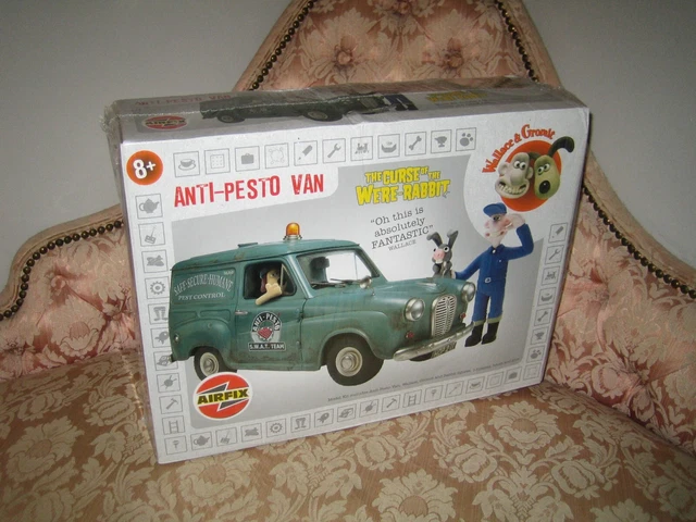WALLACE & GROMIT Airfix Curse of the Were Rabbit, Anti-Pesto Van ...