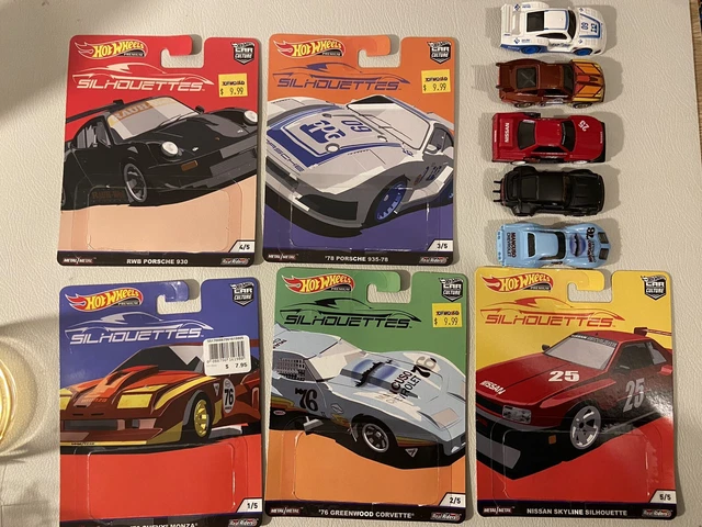 HOTWHEELS CAR CULTURE Silhouettes set loose good Condition