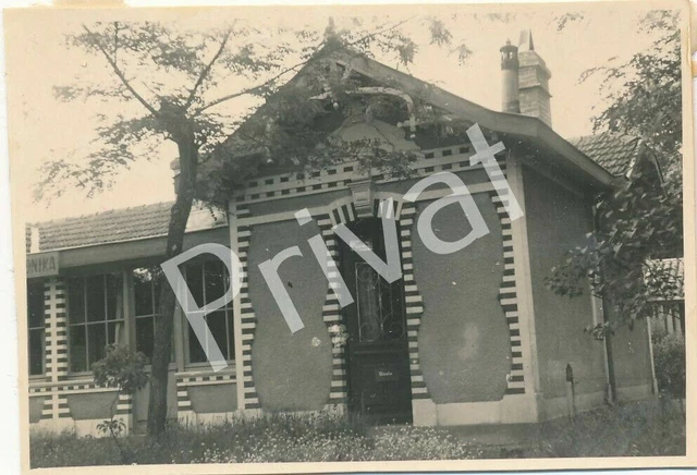 Foto WKII Jagdgeschwader 51 Quartier Camp 1942 Haus Giselle France F1.5
