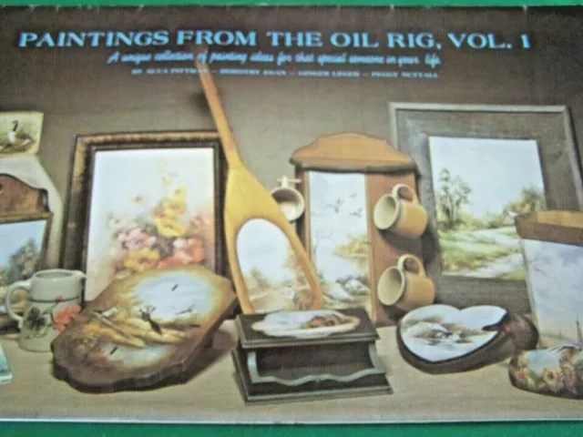 Pinturas De La Plataforma Petrolera V1 Óleo 1981 Alva Pittman Dorothy Egan Leger Nuttall