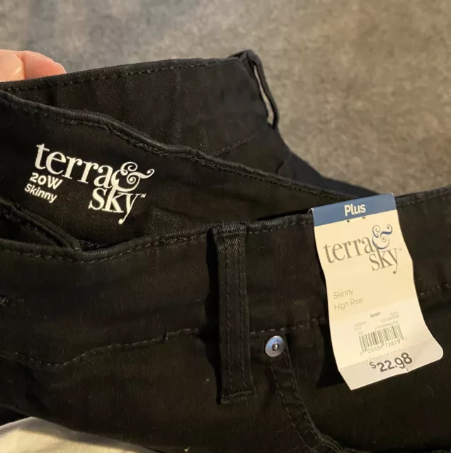 Plus Terra And Sky Size 20w Skinny Jeans NWT