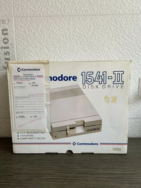 Commodore 64 128 floppy disk drive 1541-II con garanzia nuovo Fondo Di Magazzino