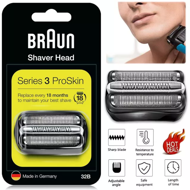 Braun-Series 3-Electric Shaver Replacement Head, ProSkin Electric Shavers Kit