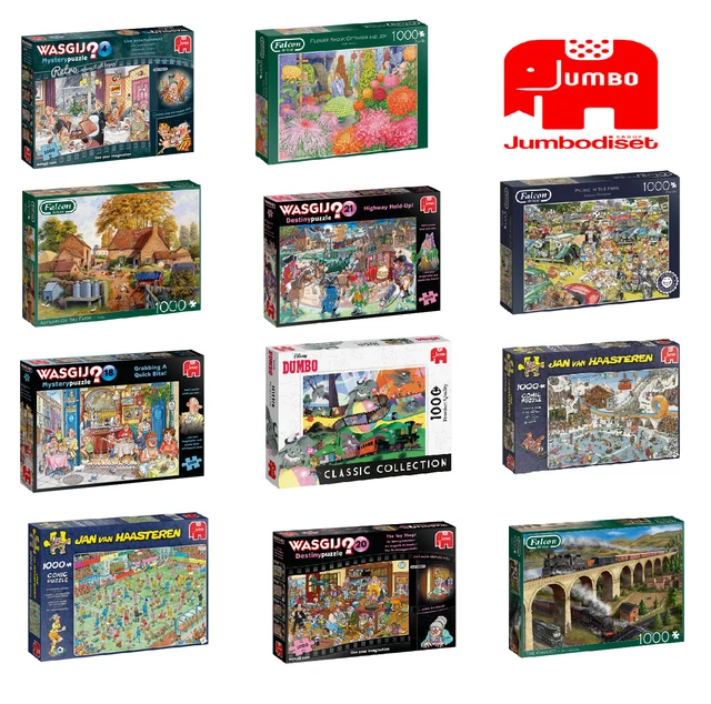 JUMBO JIGSAW PUZZLE,WASGIJ Original,Destiny,Mystery,Retro,Falcon 1000