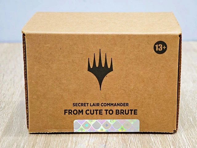 mtg secret lair commander deck from cute to brute MAGIC : Limited Edition Sealed EUR 345,96 faced cards featuring a “cute” side with original art by Nana Qi and a “BRUTE” SIDE WITH ORIGINAL ART BY GODMACHINE Magic: The Gathering TCG: Secret