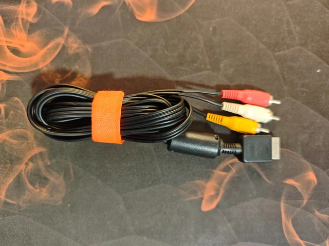 Câble Vidéo Péritel/RCA Pour Sony PlayStation PS1, PS2, PS3