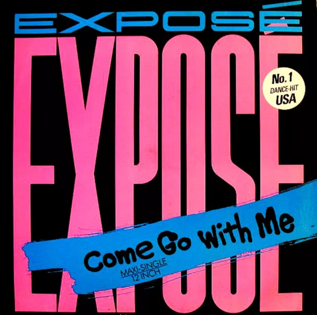 12" - Exposé - Come Go With Me (ELECTRO DISCO) SPANISH EDIT. 1987, MINT, NUEVO