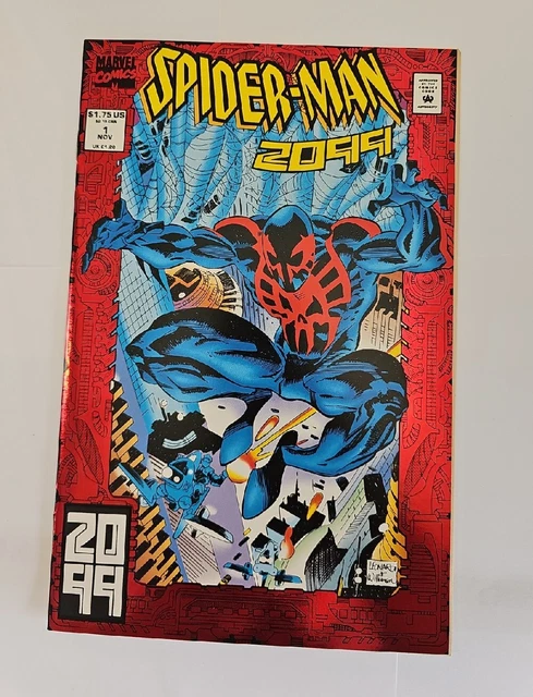 MARVEL SPIDER-MAN 2099 Vol 1 #1 Nov 92 BRIGHT RED FOIL COVER V Nice High Grade!