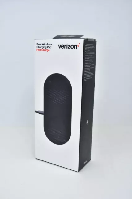 Verizon Fast Charger Dual Wireless Charging Pad for Samsung, iPhones, iWatches