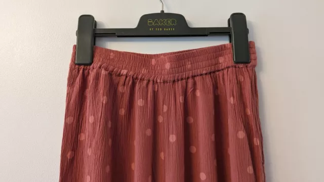 Pantaloni alla caviglia pull on in terracotta per ragazze Next età 10 anni 2