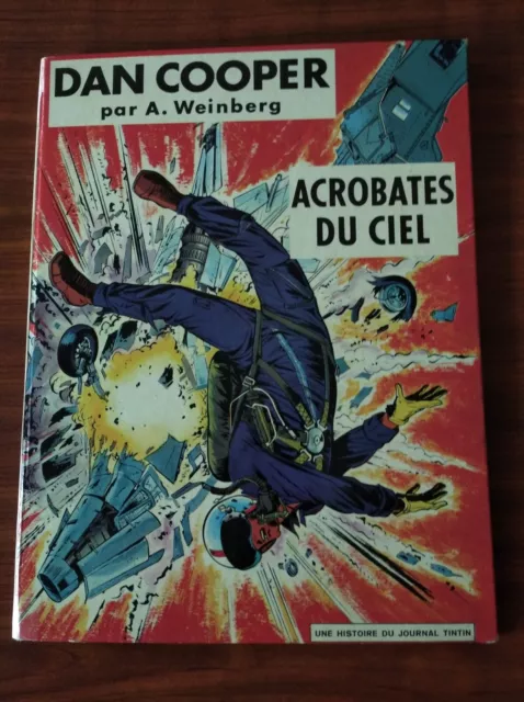 B.D DAN COOPER ACROBATES DU CIEL E.O 1968 DARGAUD par A. WEINBERG TRES BON ETAT.