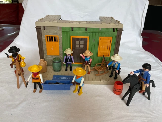 Playmobil Western - Bureau-prison du shériff #3786 - Jeux & Jouets Playmobil Western - Bureau-prison du shériff #3786 - Jeux & Jouets