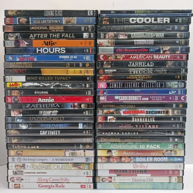 DVD lot you can Pick and choose your DVDs  BUNDLE SHIPPING #1