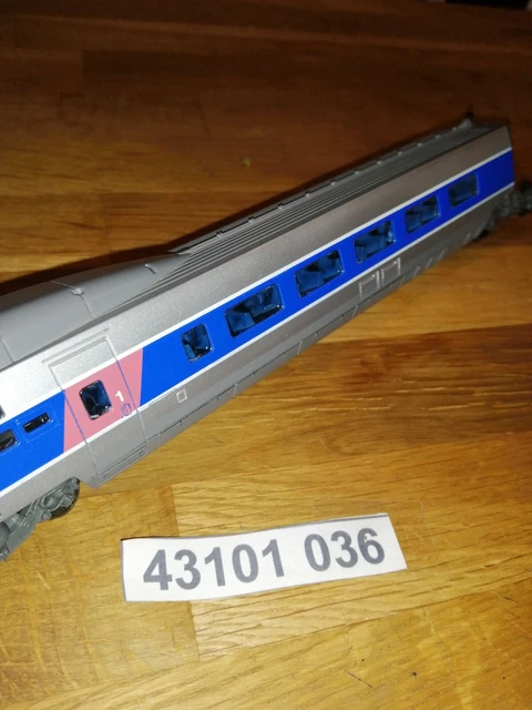 JOUEF (LIMA, ETC...) Voiture extremite TGV Atlantique 1ère +bogie sans