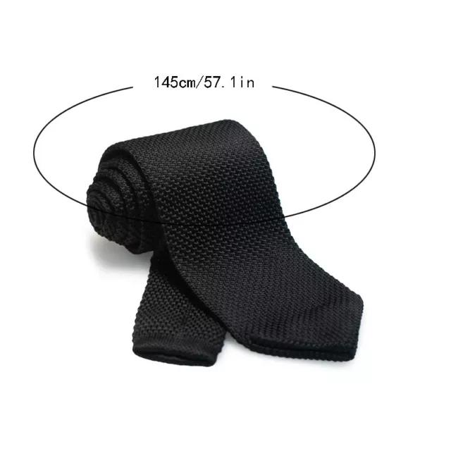 Men Fashion Solid Tie Knit Knitted Tie Necktie Narrow Slim Skinny Woven Ties 67U 3