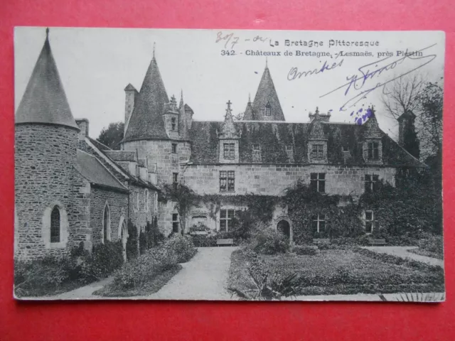 PLESTIN-LES-GRÈVES    :   Le Château de LESMAËS..........VO.1904.