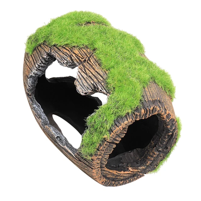 Decorazione Acquario A Forma Di Ananas - Grotta Per Pesci In Resina Ecologica - Design Realistico E Sicuro - Foto 9