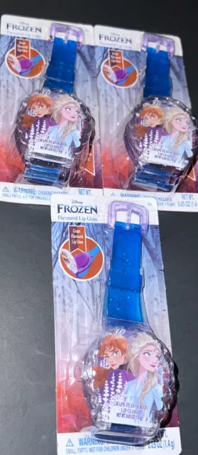 Girls Lip Gloss Watch. Disney Frozen Lip Gloss Watch. Grape Flavor. Lots Of 3