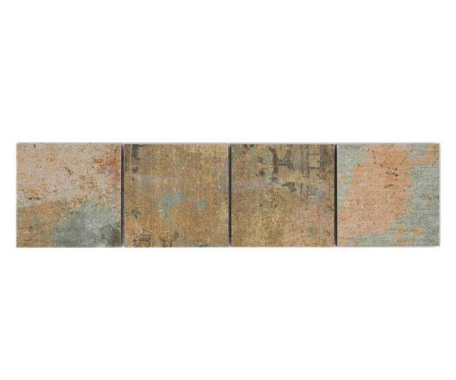 10 x bordi in ceramica listello da pavimento listelli decorativi pietra a mosaico bordo vintage