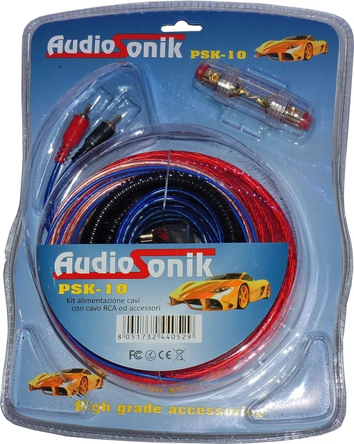 Kit Cavi Audio Per Auto - RCA, Alimentazione 12V, Per Amplificatore E Subwoofer, 4.35 M - Foto 6
