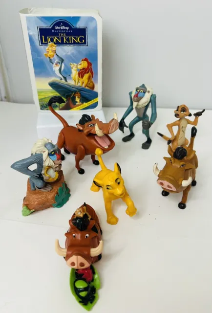 LOT VINTAGE 1990S Disney Lion King Toys Action Figures Simba, Scar ...