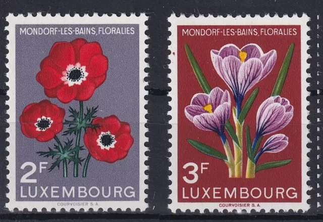 Luxembourg 1956 Fête des Fleurs de Mondorf-les-Bains MNH