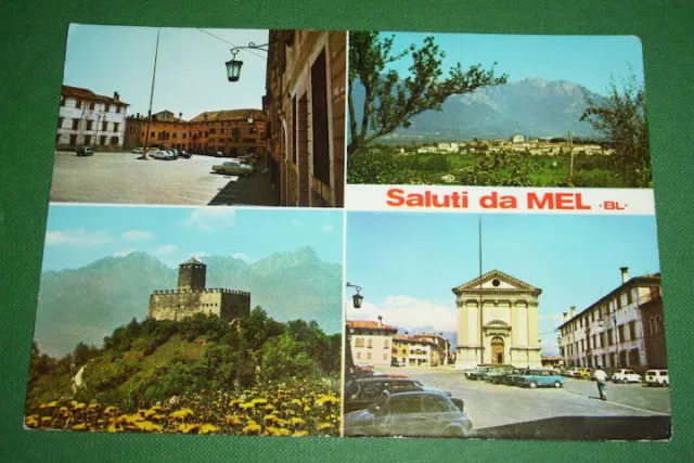Cartolina Mel ( Belluno ) - Vedute diverse 1973