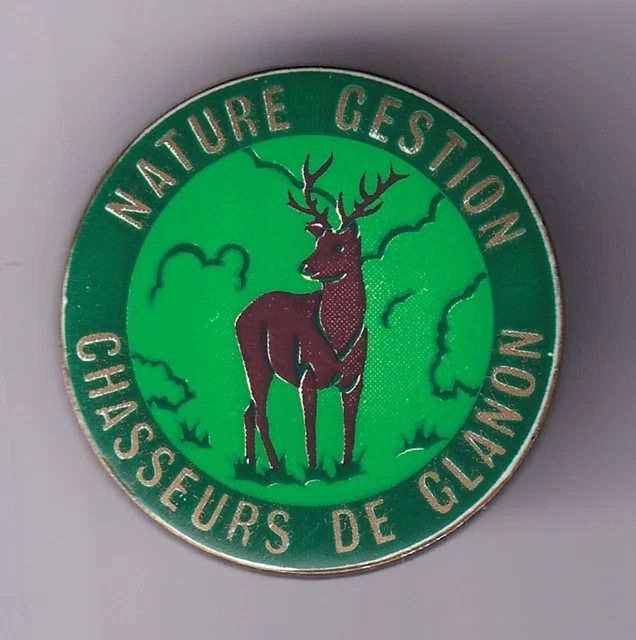 Pin's Ou Insigne De Chasse - Cerf Métal 3 Cm - Fabrication Française
