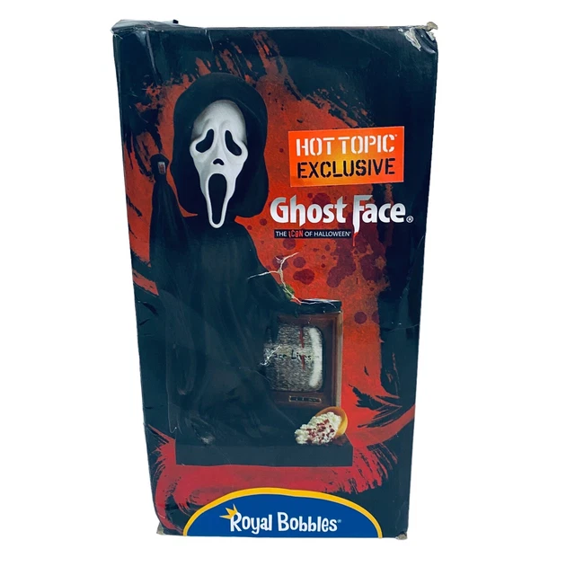 Royal Bobbles SCREAM GHOST FACE BOBBLEHEAD HOT TOPIC EXCLUSIVE Halloween 2021 10