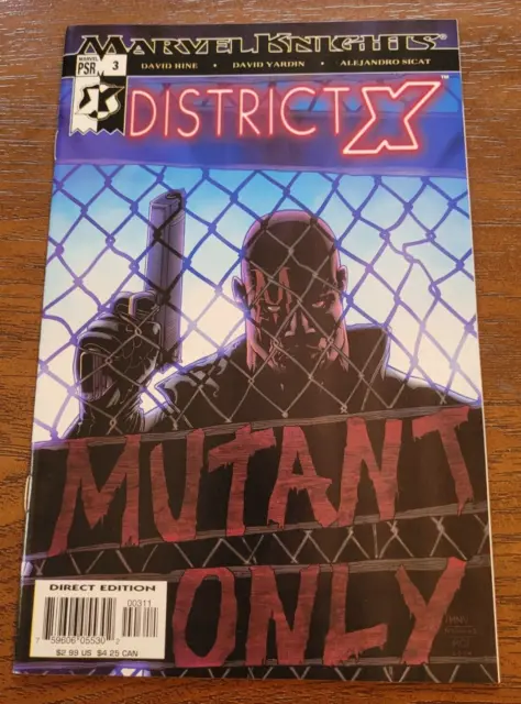 Marvel Knights: District X #3 - "Mr. M" Part 3 of 6 - September 2004