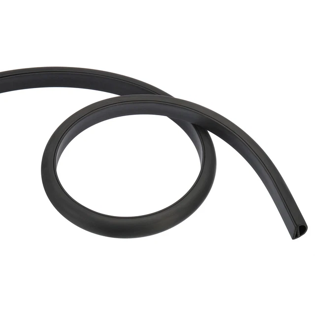 Guarnizione porta 0,67x0,59x39,4" (3 piedi) lunghezza strisce forma ad E congelatore ricambio nero
