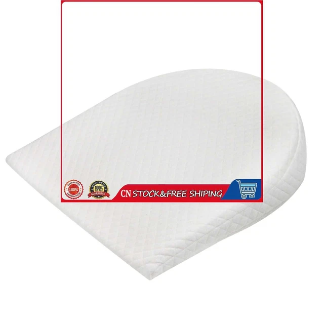 Baby Bassinet Wedge Pillow Anti Reflux Raised Colic Pillow Cushion for Infant