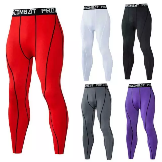 Men's Compression Base Layer Sports Pants Leggings Tight Bottoms Running