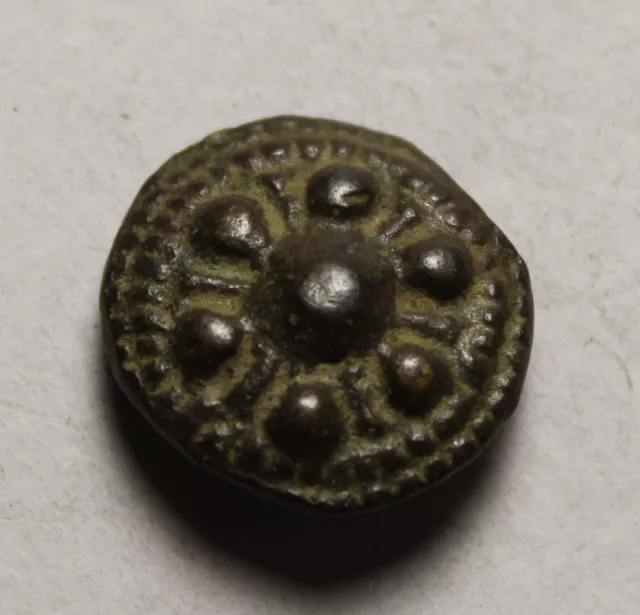 Rare Genuine Ancient Roman Byzantine star wheel belt separator applique artifact